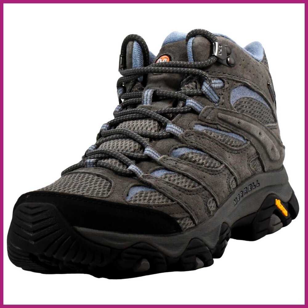 Waterproof Hiking Boots with Vibram Outsole and Pigskin Leather